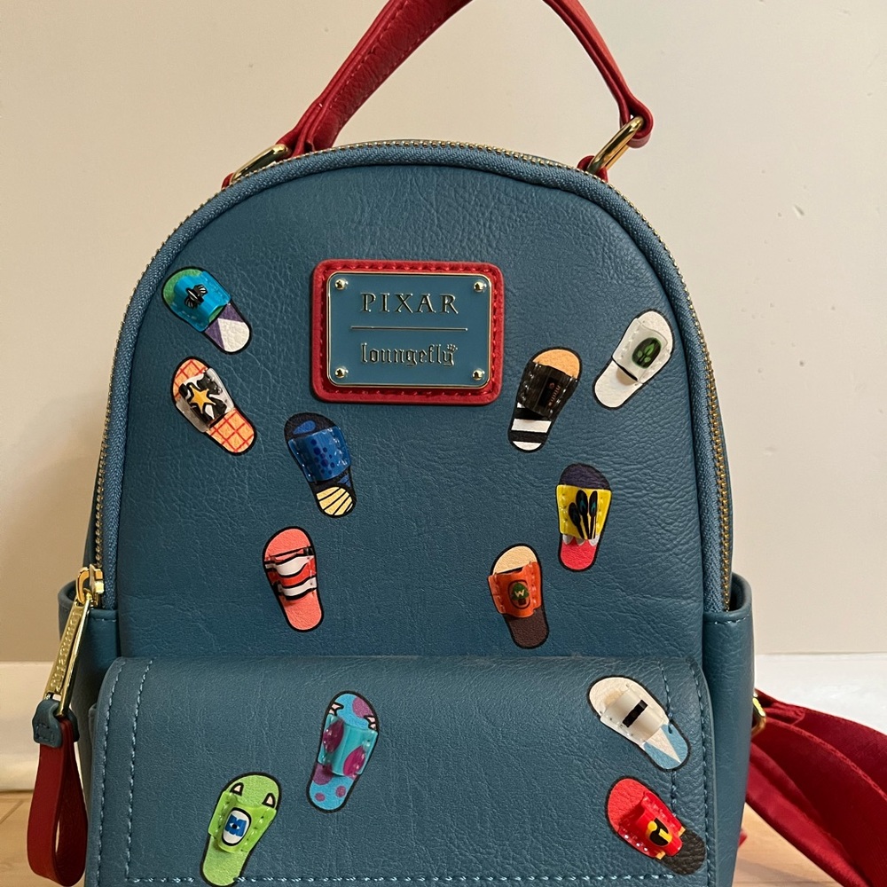 Lounge fly Disney Pixar Slides Mini Backpack - Picture 2 of 6